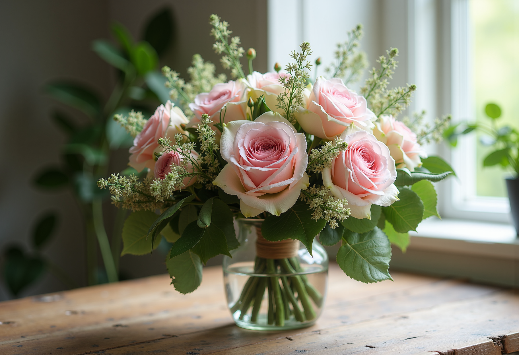 Seasonal hand-tied bouquet