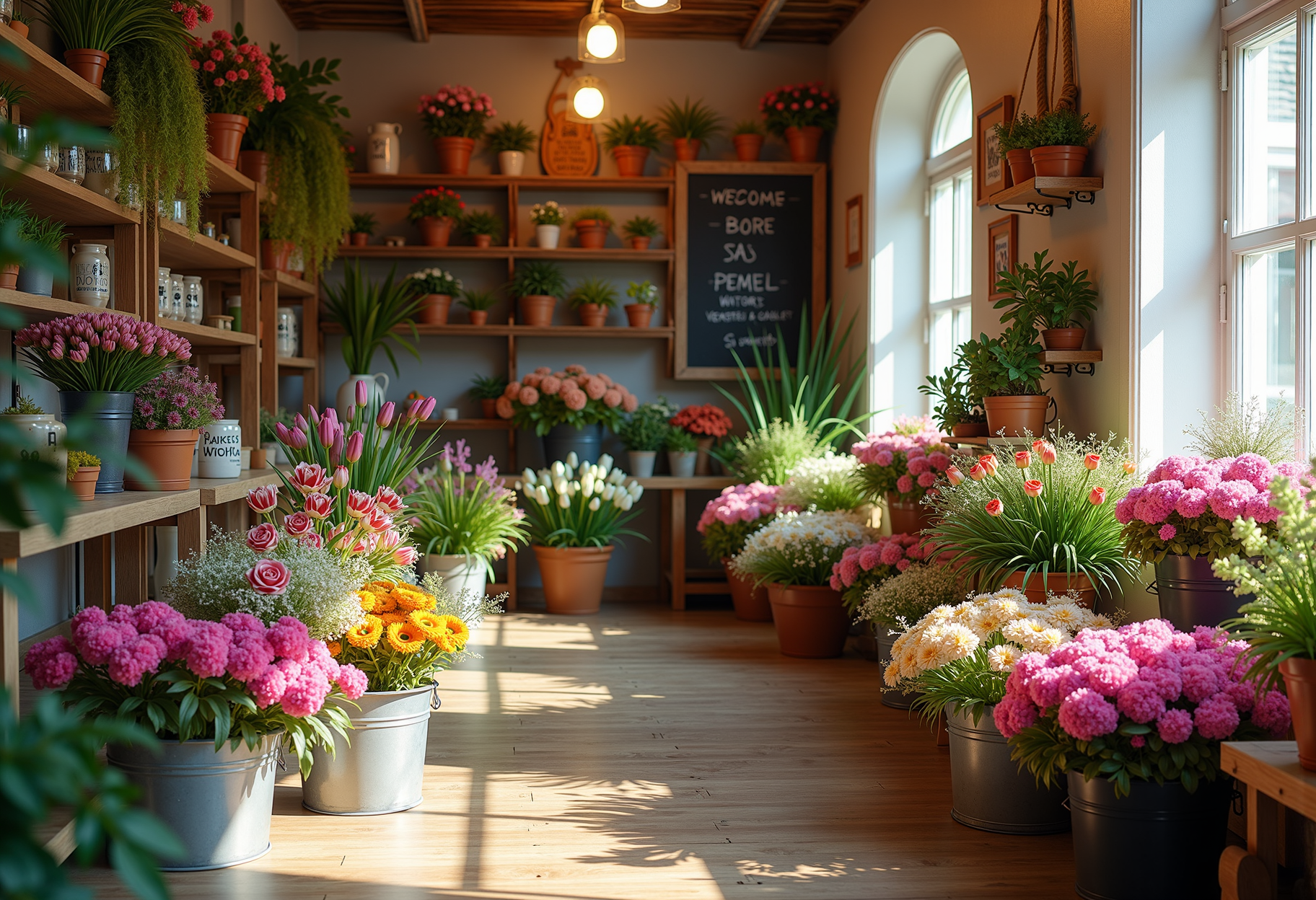 The flower shop