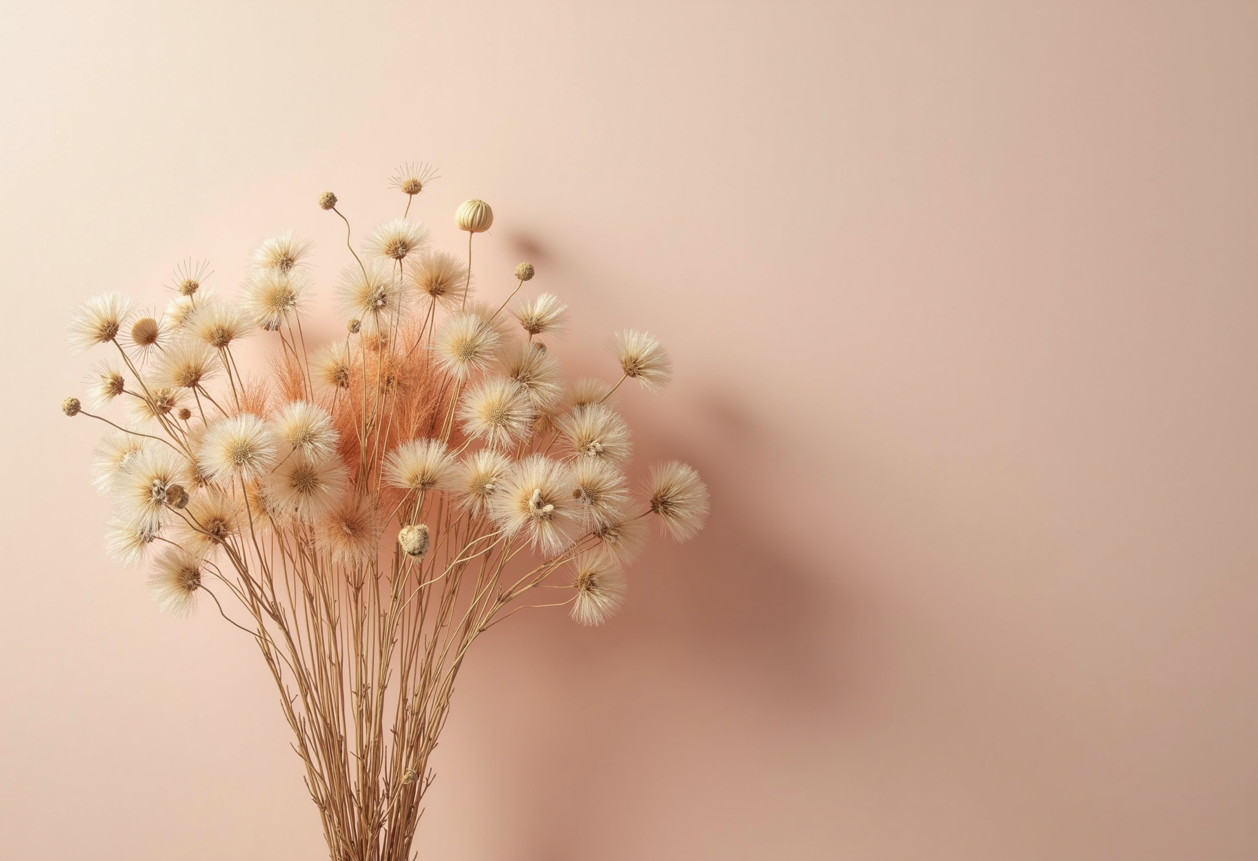 Dried everlasting bunch
